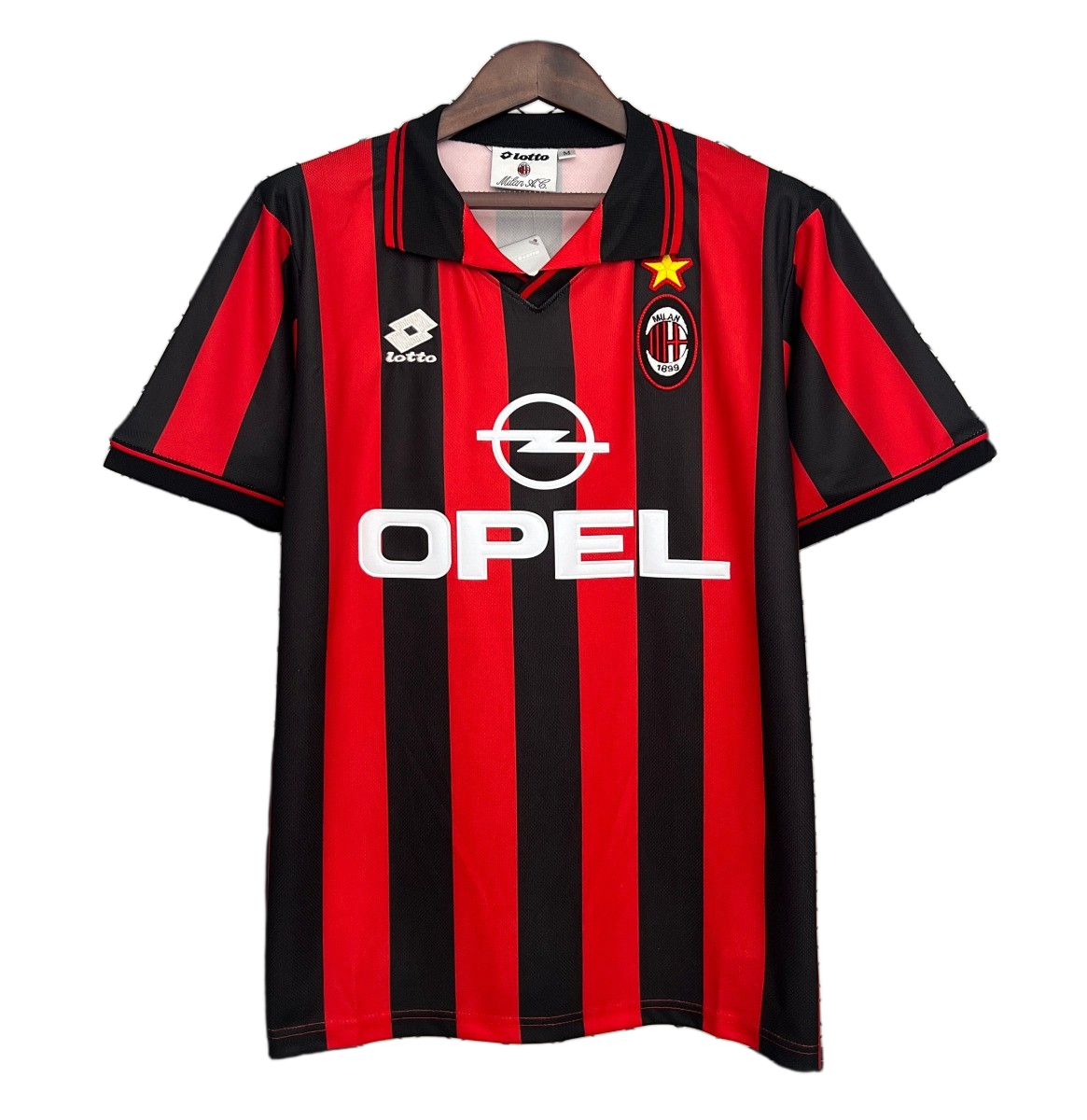 AC Milan 1997/98 Home Jersey – Retro Version