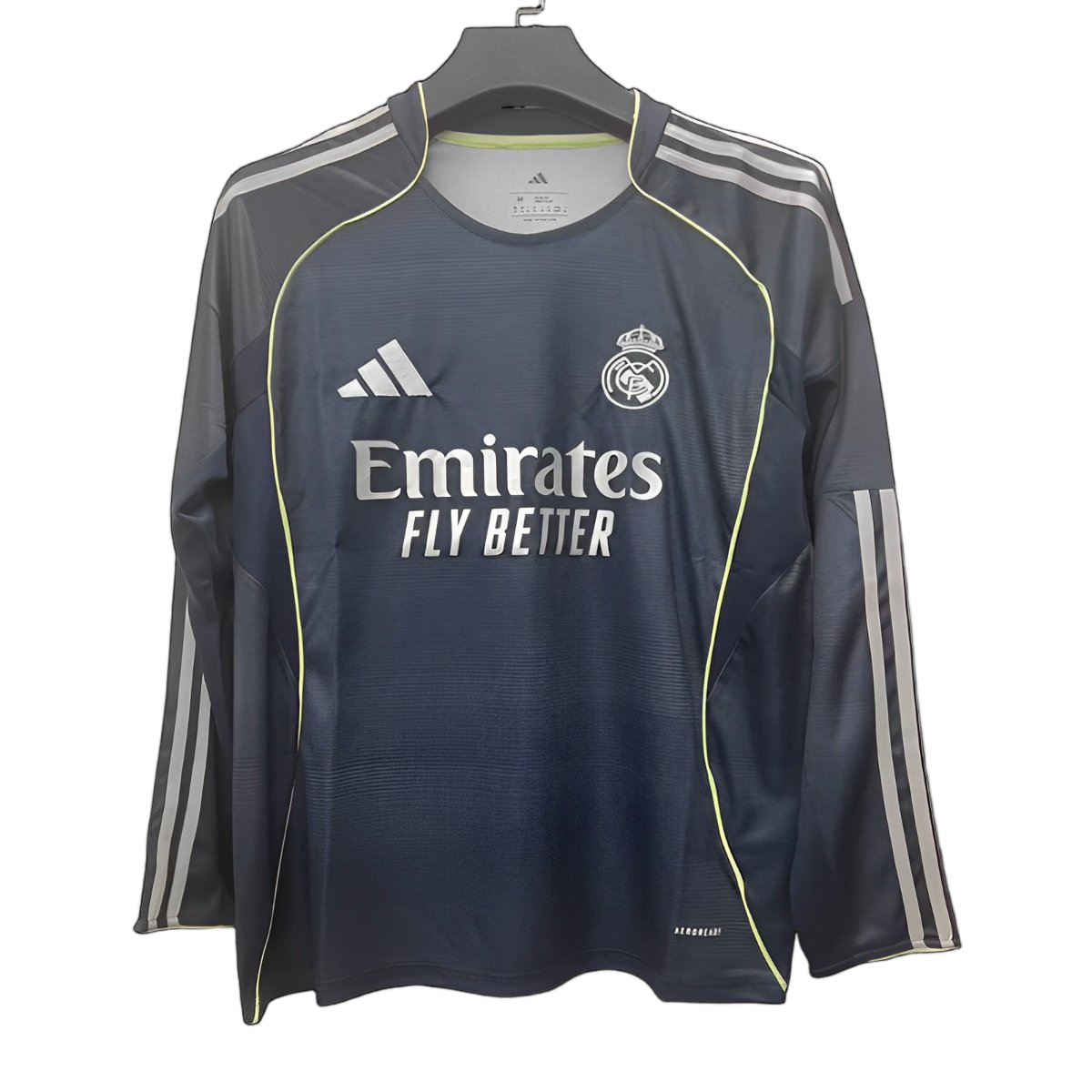 Real Madrid 2025/26 Away Jersey – Long Sleeve