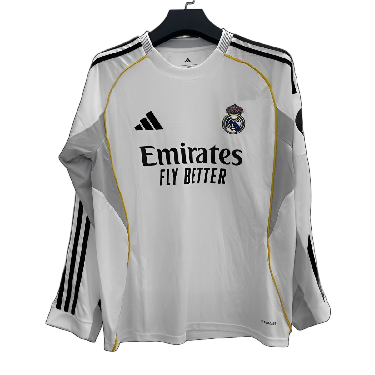 Real Madrid 2025/26 Home Jersey – Long Sleeve