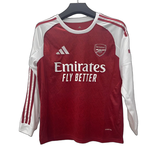 Arsenal 2025/26 Home Jersey – Long Sleeve