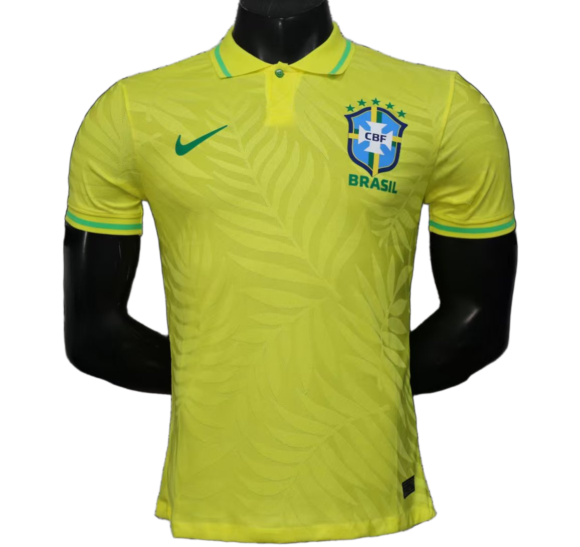 Brazil 2025 Home Jersey – Player Version – Retro Version – Yellow