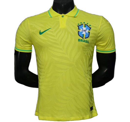 Brazil 2025 Home Jersey – Player Version – Retro Version – Yellow