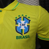 Brazil 2025 Home Jersey – Player Version – Retro Version – Yellow