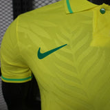 Brazil 2025 Home Jersey – Player Version – Retro Version – Yellow