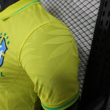 Brazil 2025 Home Jersey – Player Version – Retro Version – Yellow