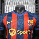 FC Barcelona 2025/26 Home Jersey – Player Version – Red/Blue