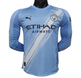 Manchester City 2025/26 Home Jersey – Player Version – Long Sleeve