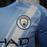 Manchester City 2025/26 Home Jersey – Player Version – Long Sleeve