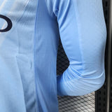 Manchester City 2025/26 Home Jersey – Player Version – Long Sleeve
