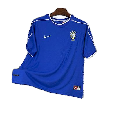 Brazil 1998 Away Jersey – Retro Version