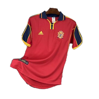 Spain 1998 Home Jersey – Retro Version