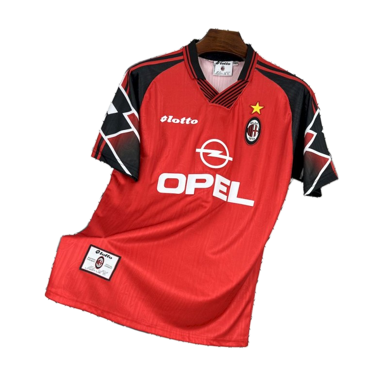AC Milan 1998 Away Jersey – Retro Version – Red