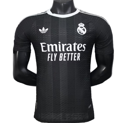 Real Madrid 2025/26 Goalkeeper Jersey – Player Version – Black