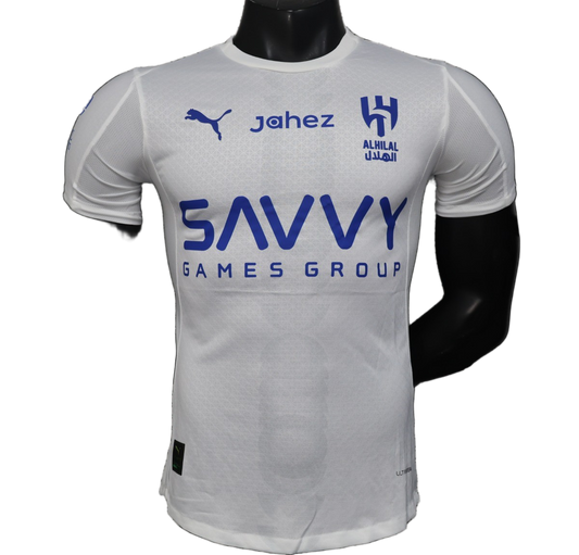 Al – hilal 2025/26 Away Jersey – Player Version – White