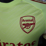 Arsenal 2025/26 Goalkeeper Jersey – Player Version – Yellow
