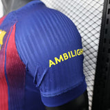 FC Barcelona 2025/26 Camiseta local – Versión jugador
