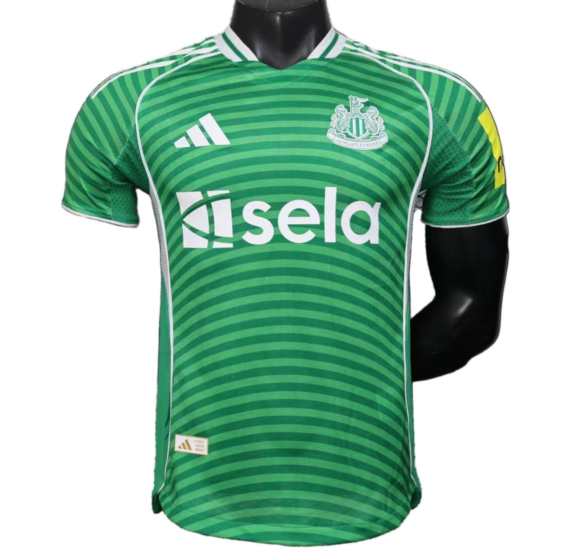 Newcastle United 2025/26 Away Jersey – Player Version – Green
