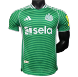 Newcastle United 2025/26 Away Jersey – Player Version – Green