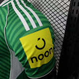 Newcastle United 2025/26 Away Jersey – Player Version – Green