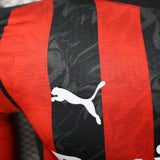 AC Milan 2025/26 Camisola principal – Versão jogador – Manga comprida