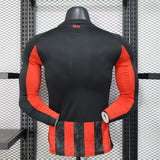 AC Milan 2025/26 Home Jersey – Player Version – Long Sleeve