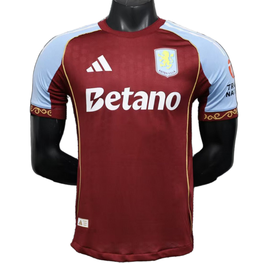 Aston Villa 2025/26 Home Jersey – Player Version