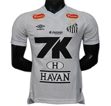 Santos 2025/26 Home Jersey – Player Version – All Sponsors