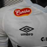 Santos 2025/26 Home Jersey – Player Version – All Sponsors