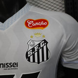 Santos 2025/26 Home Jersey – Player Version – All Sponsors