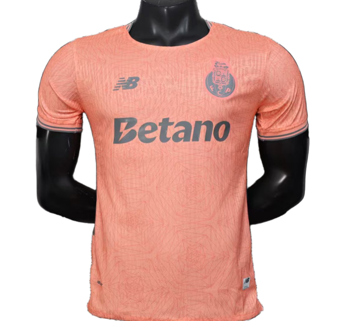 Porto 2025/26 Away Jersey – Player Version – Pink