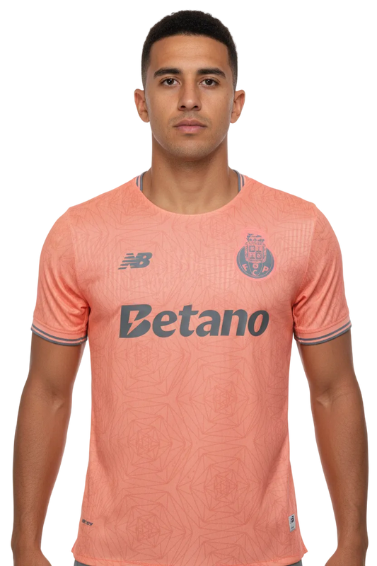 Porto 2025/26 Away Jersey – Player Version – Pink