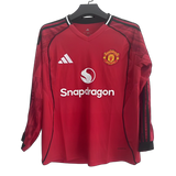 Manchester United 2025/26 Home Jersey – Long Sleeve