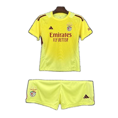 Benfica 2025/26 Goalkeeper Kids Kit – Yellow