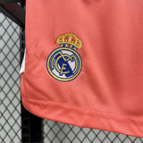 Real Madrid 2025/26 Goalkeeper Kids Kit – Red/Orange