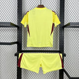 Real Madrid 2025/26 Goalkeeper Kids Kit – Yellow