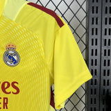 Real Madrid 2025/26 Goalkeeper Kids Kit – Yellow