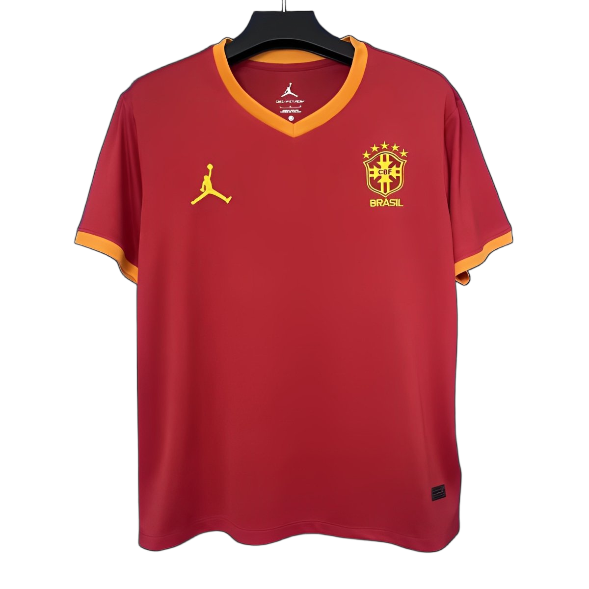 Brazil 2025 Pre – Match Training Top – Player Version – Red