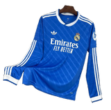 Real Madrid 2025/26 Third Jersey – Long Sleeve – Blue