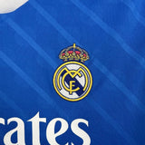 Real Madrid 2025/26 Third Jersey – Long Sleeve – Blue