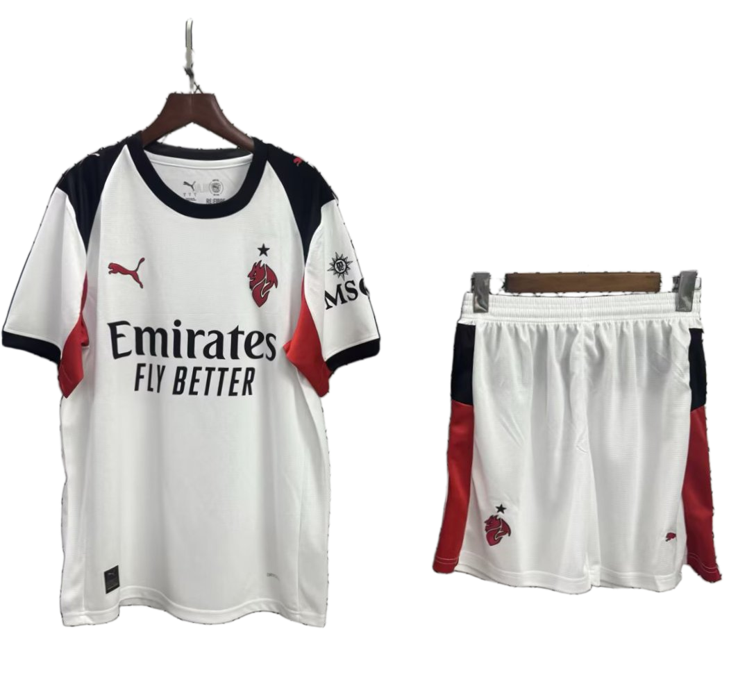 AC Milan 2025/26 Away Kids Kit