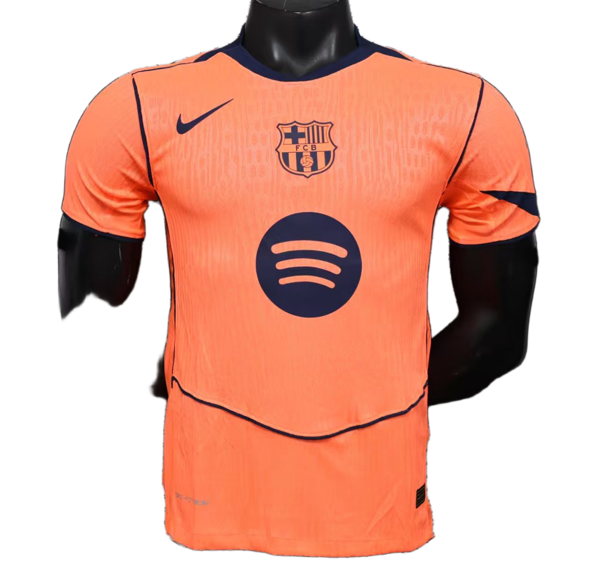 FC Barcelona 2025/26 Third Jersey – Player Version – Orange