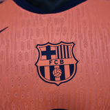 FC Barcelona 2025/26 Third Jersey – Player Version – Orange