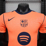 FC Barcelona 2025/26 Third Jersey – Player Version – Orange
