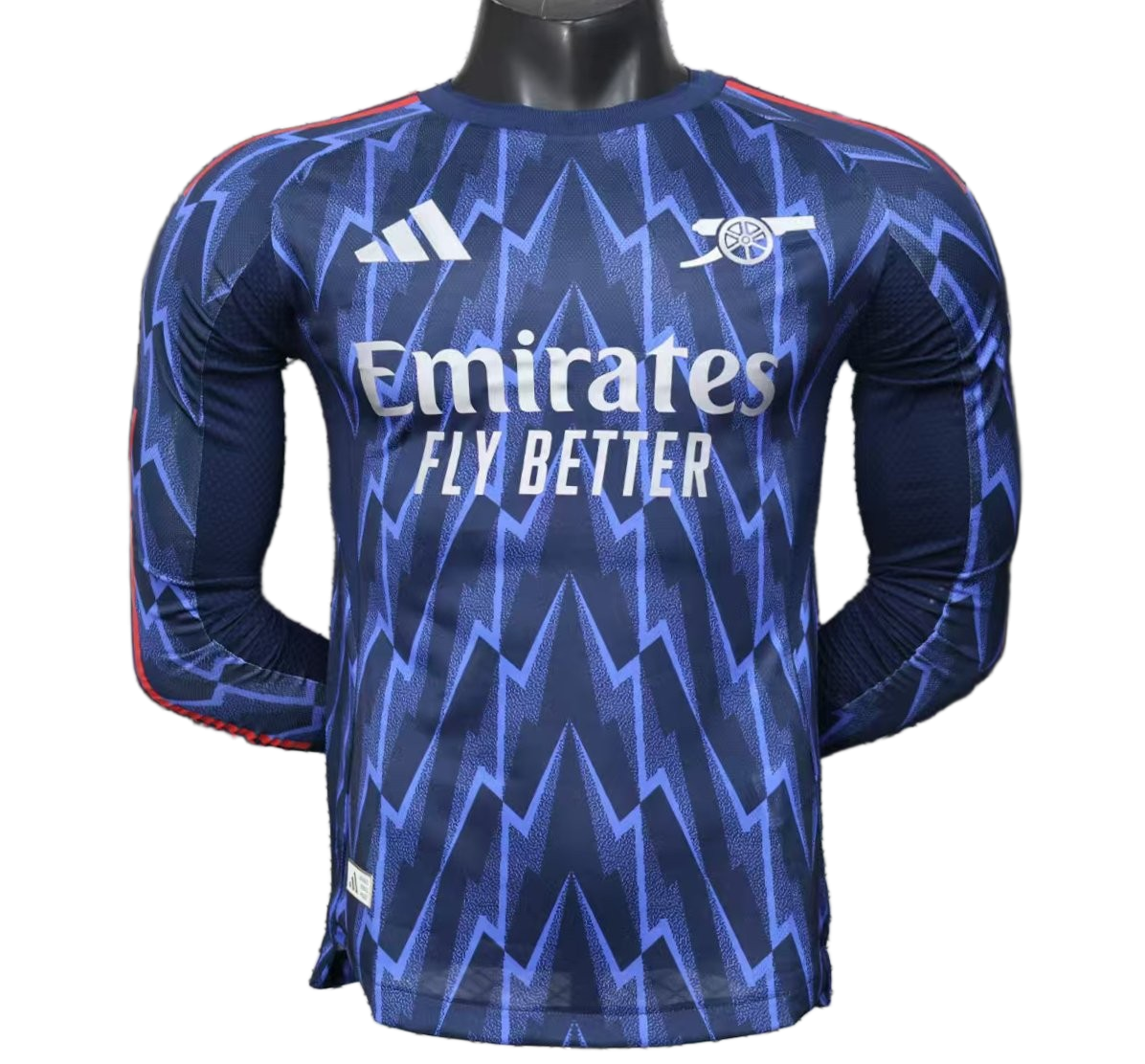 Arsenal 2025/26 Away Jersey – Player Version – Long Sleeve