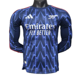 Arsenal 2025/26 Away Jersey – Player Version – Long Sleeve