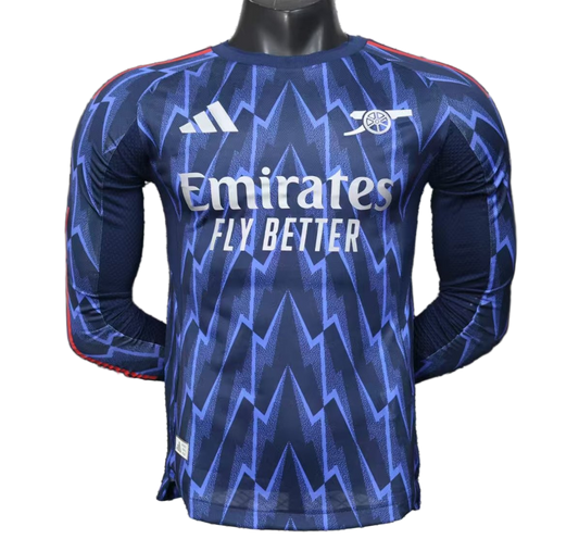 Arsenal 2025/26 Away Jersey – Player Version – Long Sleeve