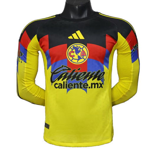 Club América 2025/26 Home Jersey – Player Version – Long Sleeve