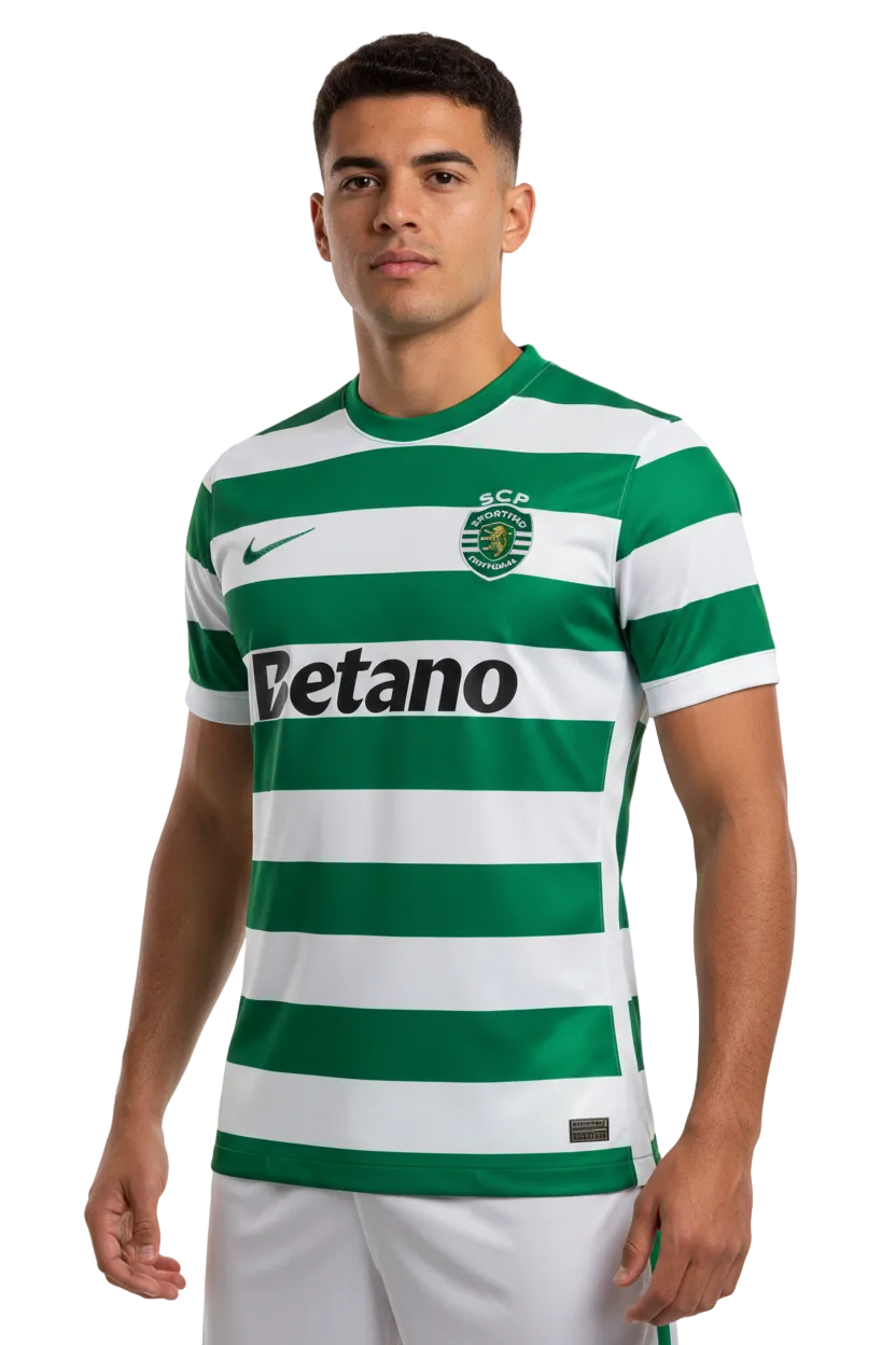 Sporting 2025/26 Home Jersey – Player Version
