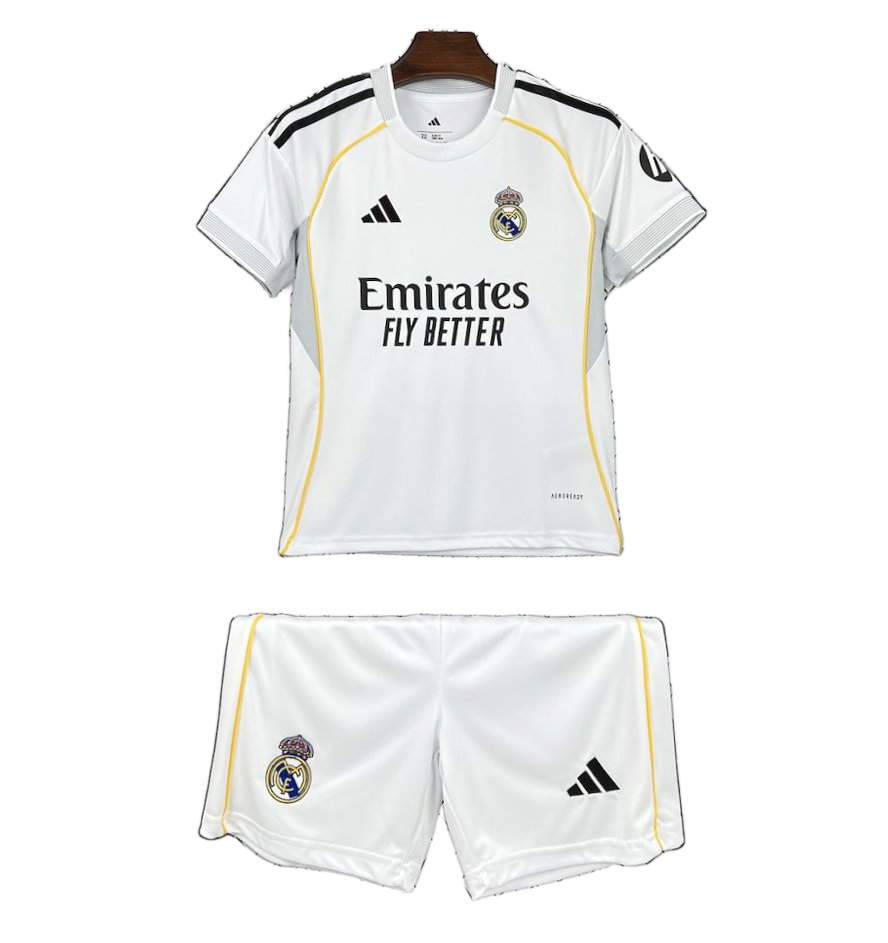 Real Madrid 2025/26 Home Kids Kit