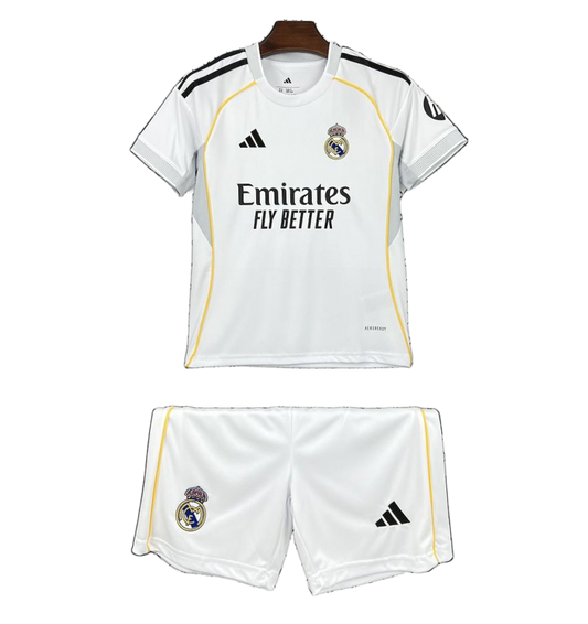 Real Madrid 2025/26 Home Kids Kit